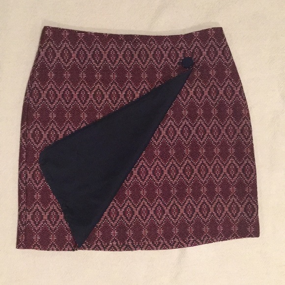 Loft | NWT Faux Wrap Skirt 10 - Picture 2 of 10